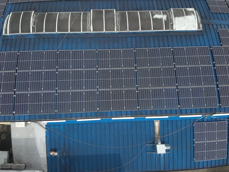 PV-Anlage auf Gewerbedach